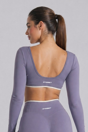 Top Long Line - Bleu Gris