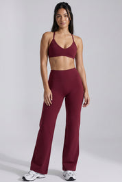 Legging Flare Move - Bordeaux