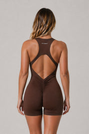Combi Short Scrunch - Marron
