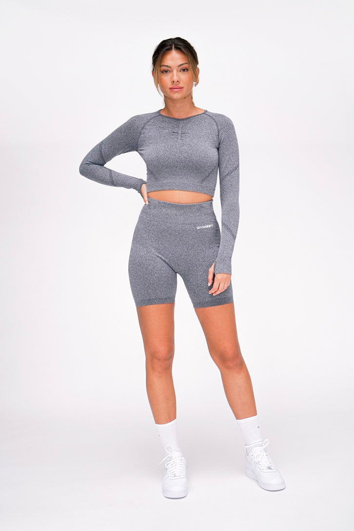 SHORT PUSH UP - GRIS FONCÉ