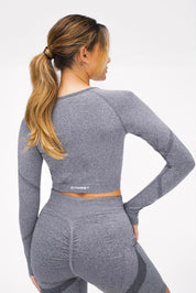 Top Long Push Up - Gris Foncé