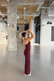 Legging Flare Move - Bordeaux