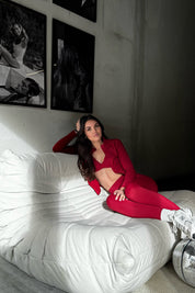 Brassière Impact - Rouge Bordeaux